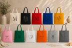 Custom DTF 12 oz Cotton Canvas Tote Bag