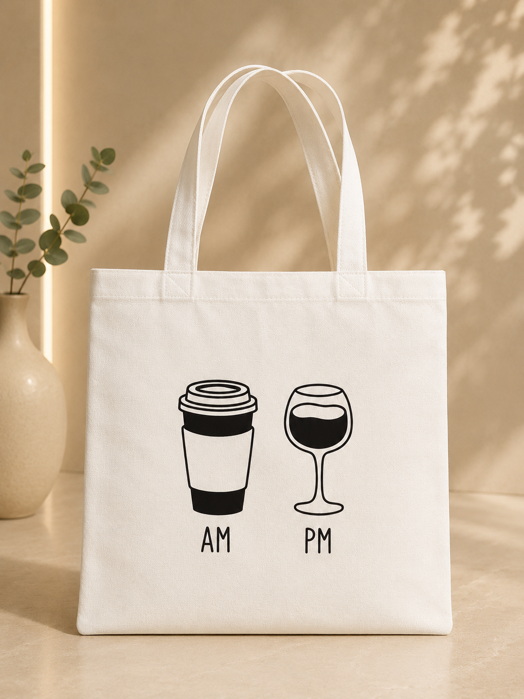 Custom DTF 12 oz Cotton Canvas Tote Bag