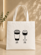 Custom DTF 12 oz Cotton Canvas Tote Bag
