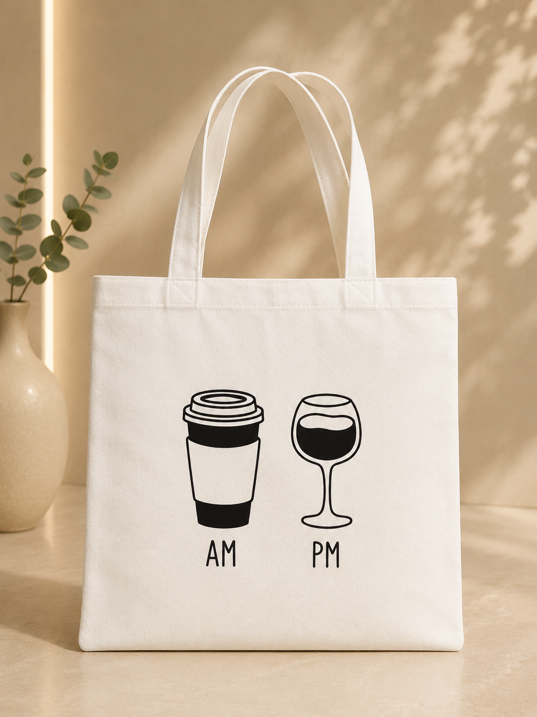 Custom DTF 12 oz Cotton Canvas Tote Bag