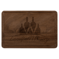 Custom Engraved Walnut Cutting Board with Drip Ring