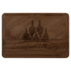 Custom Engraved Walnut Cutting Board with Drip Ring