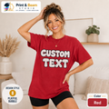 Custom Comfort Colors 1717, DTF Printed Logo Shirt