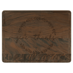 Custom Engraved Walnut Cutting Board with Drip Ring