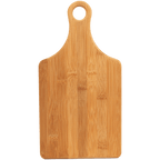 Custom Engraved Bamboo Paddle Shape Cutting Board