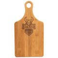 Custom Engraved Bamboo Paddle Shape Cutting Board