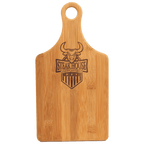 Custom Engraved Bamboo Paddle Shape Cutting Board