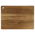 Custom Engraved Acacia Cutting Board with Drip Ring and Corner Hole