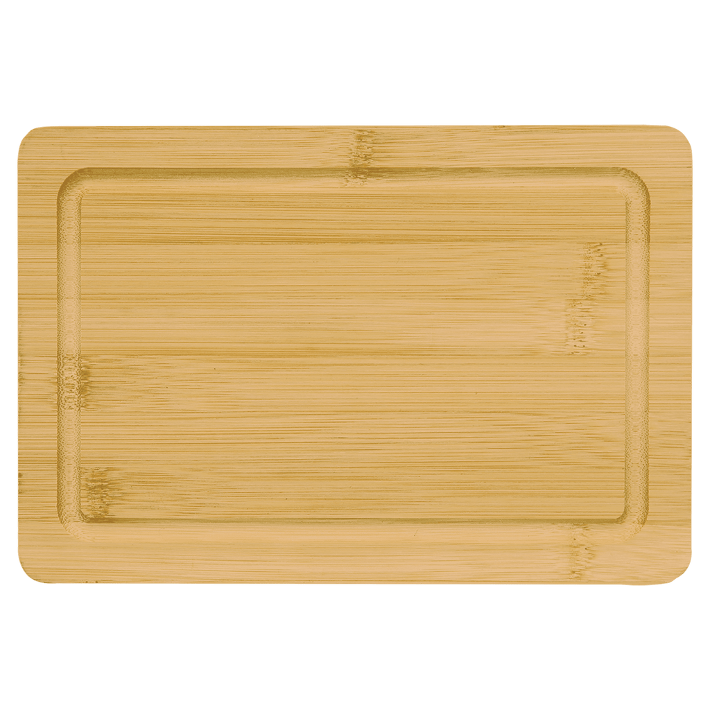 Custom Engraved Bamboo Cutting Board with Drip Ring