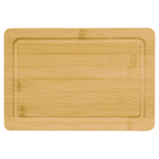 Custom Engraved Bamboo Cutting Board with Drip Ring