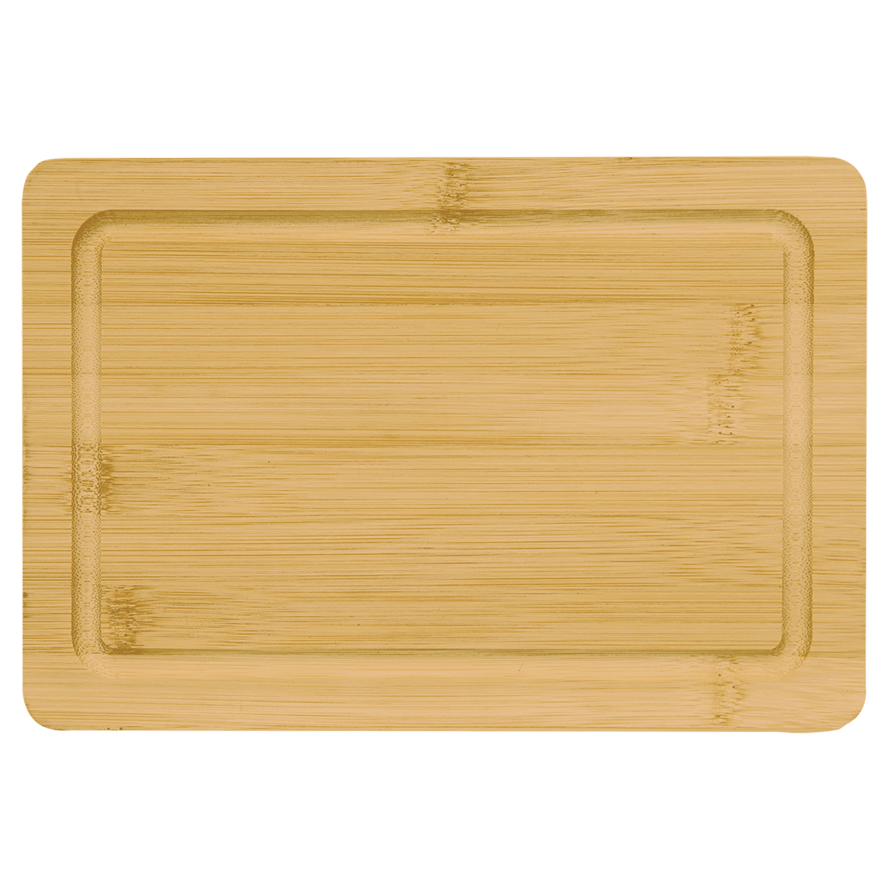 Custom Engraved Bamboo Cutting Board with Drip Ring