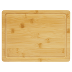 Custom Engraved Bamboo Cutting Board with Drip Ring