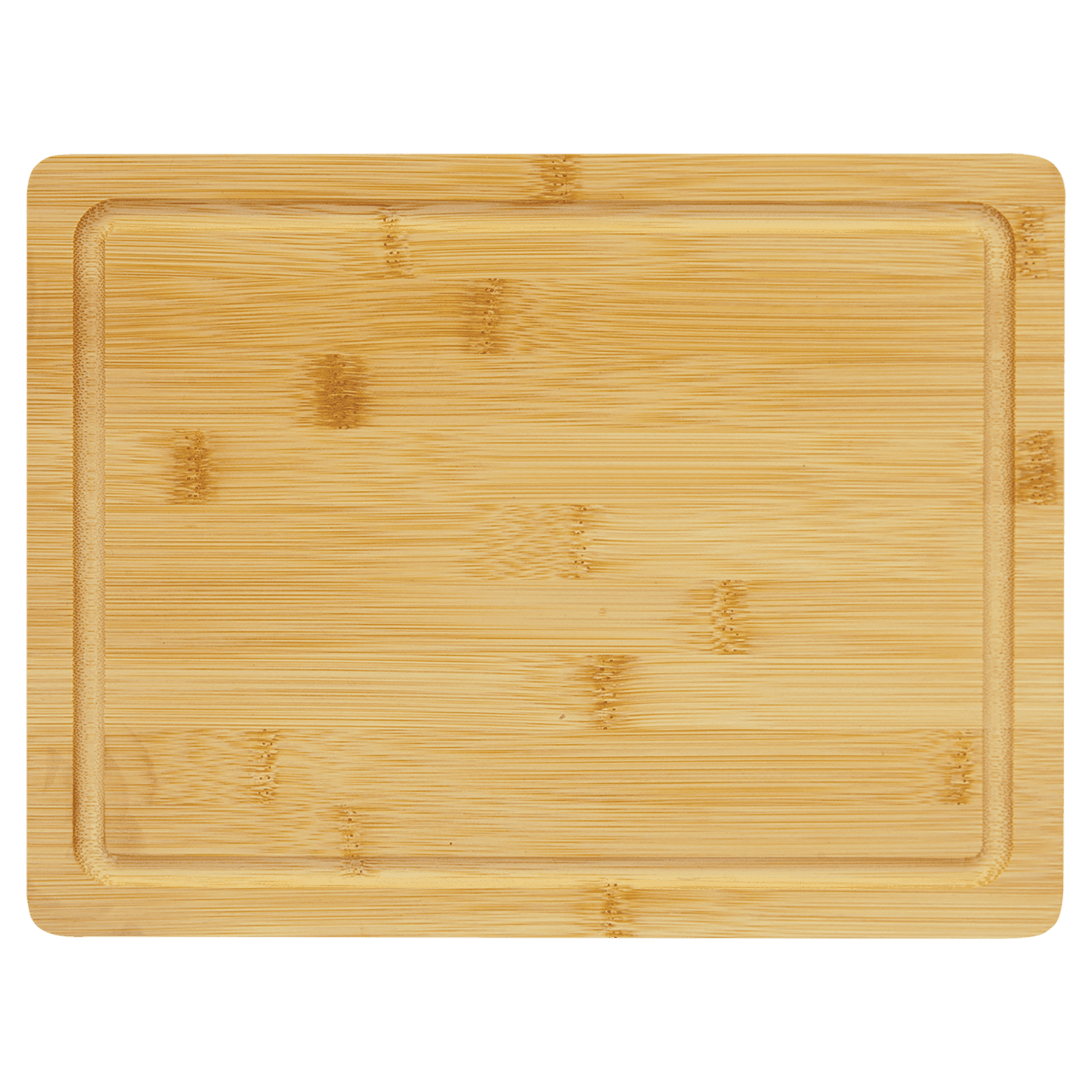 Custom Engraved Bamboo Cutting Board with Drip Ring