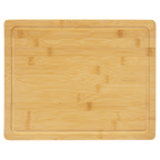 Custom Engraved Bamboo Cutting Board with Drip Ring