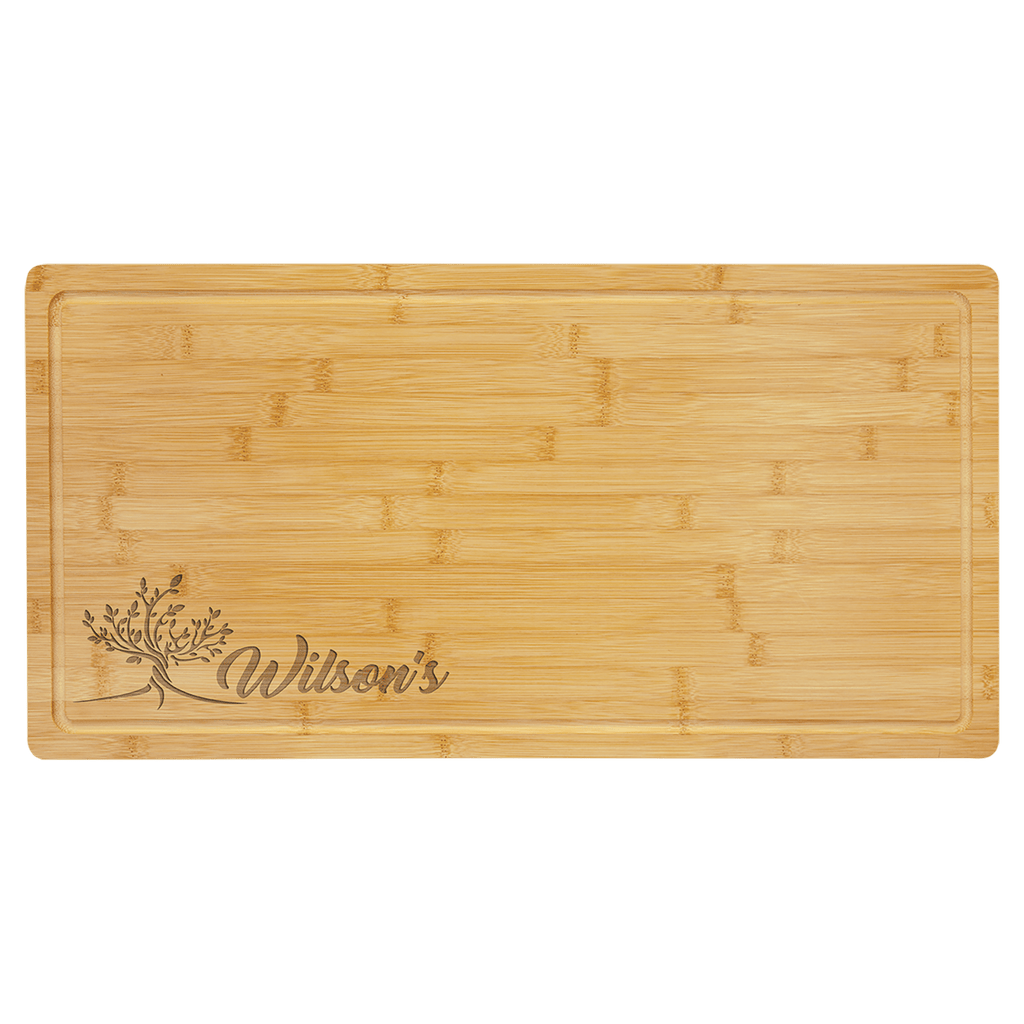 Custom Engraved Bamboo Charcuterie and Cutting Board