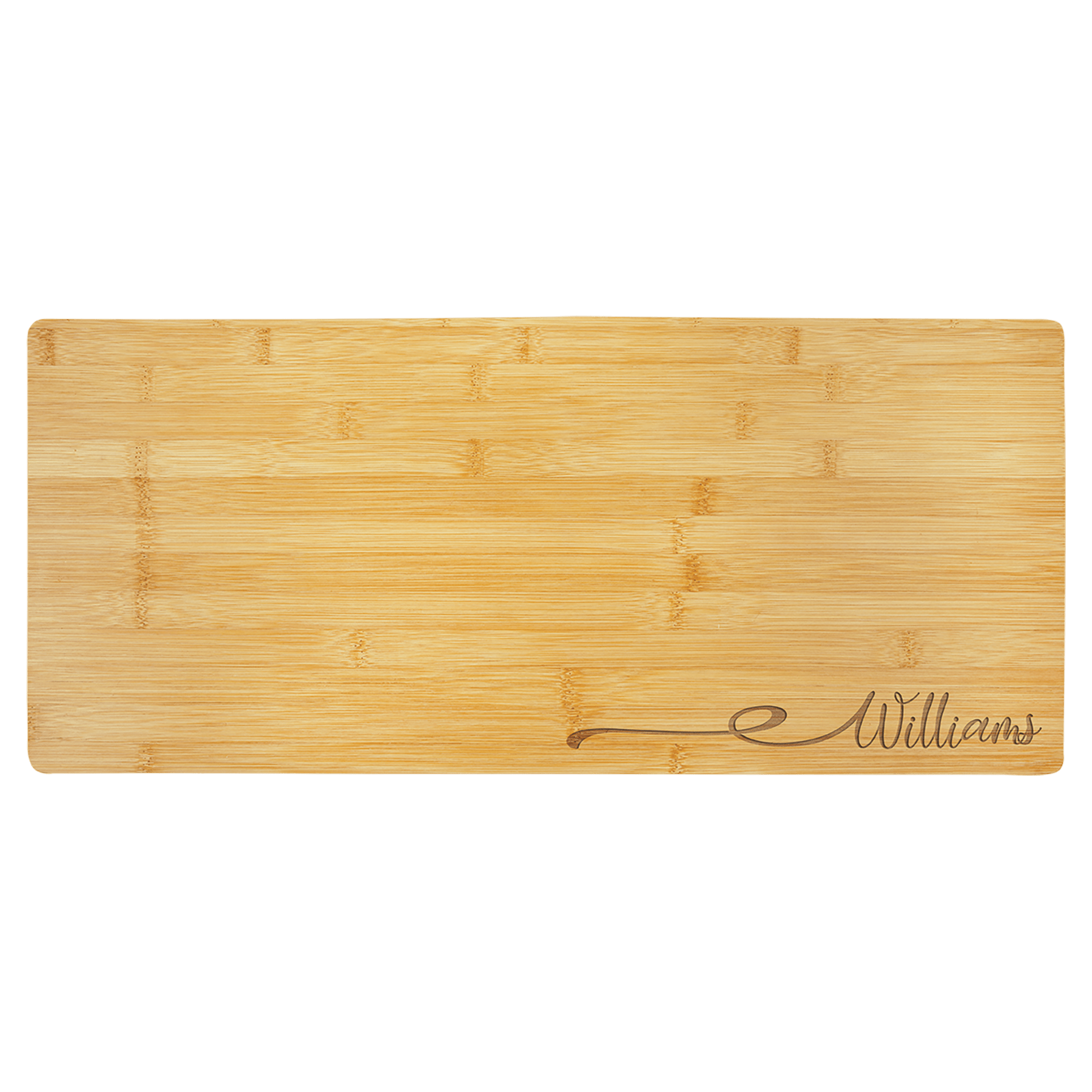 Custom Engraved Bamboo Charcuterie and Cutting Board