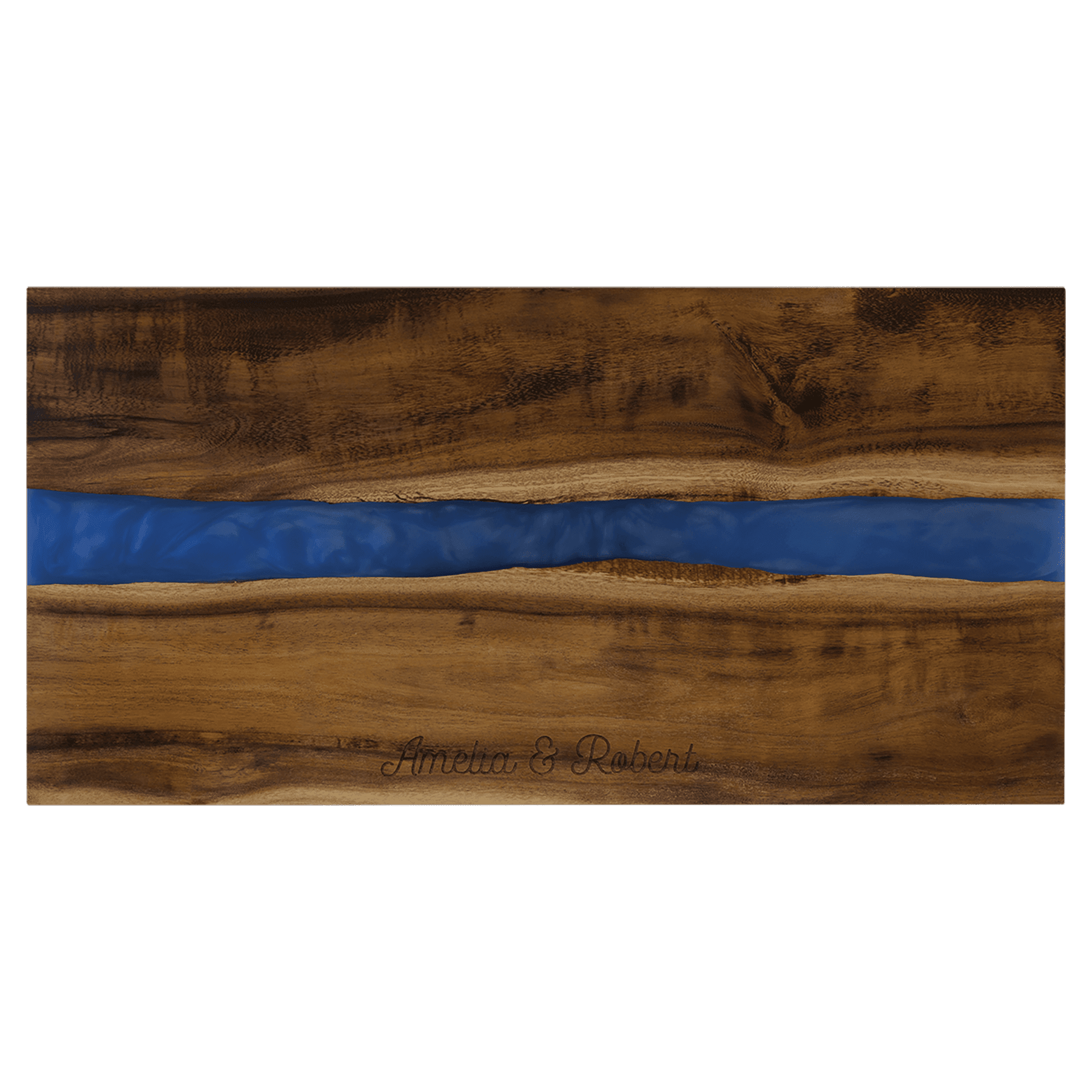 Custom Engraved Acacia Pearl Resin Serving Board