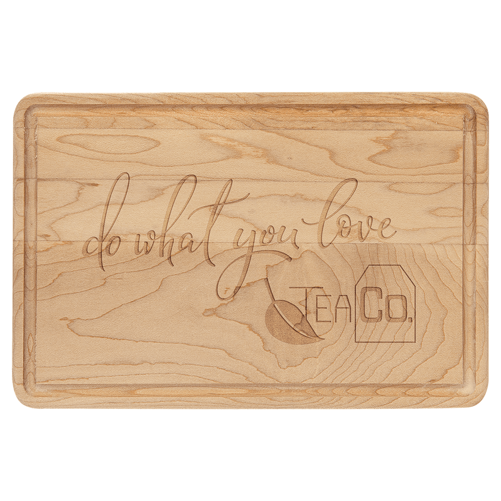 Custom Engraved Maple Cutting Board with Drip Ring