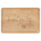 Custom Engraved Maple Cutting Board with Drip Ring