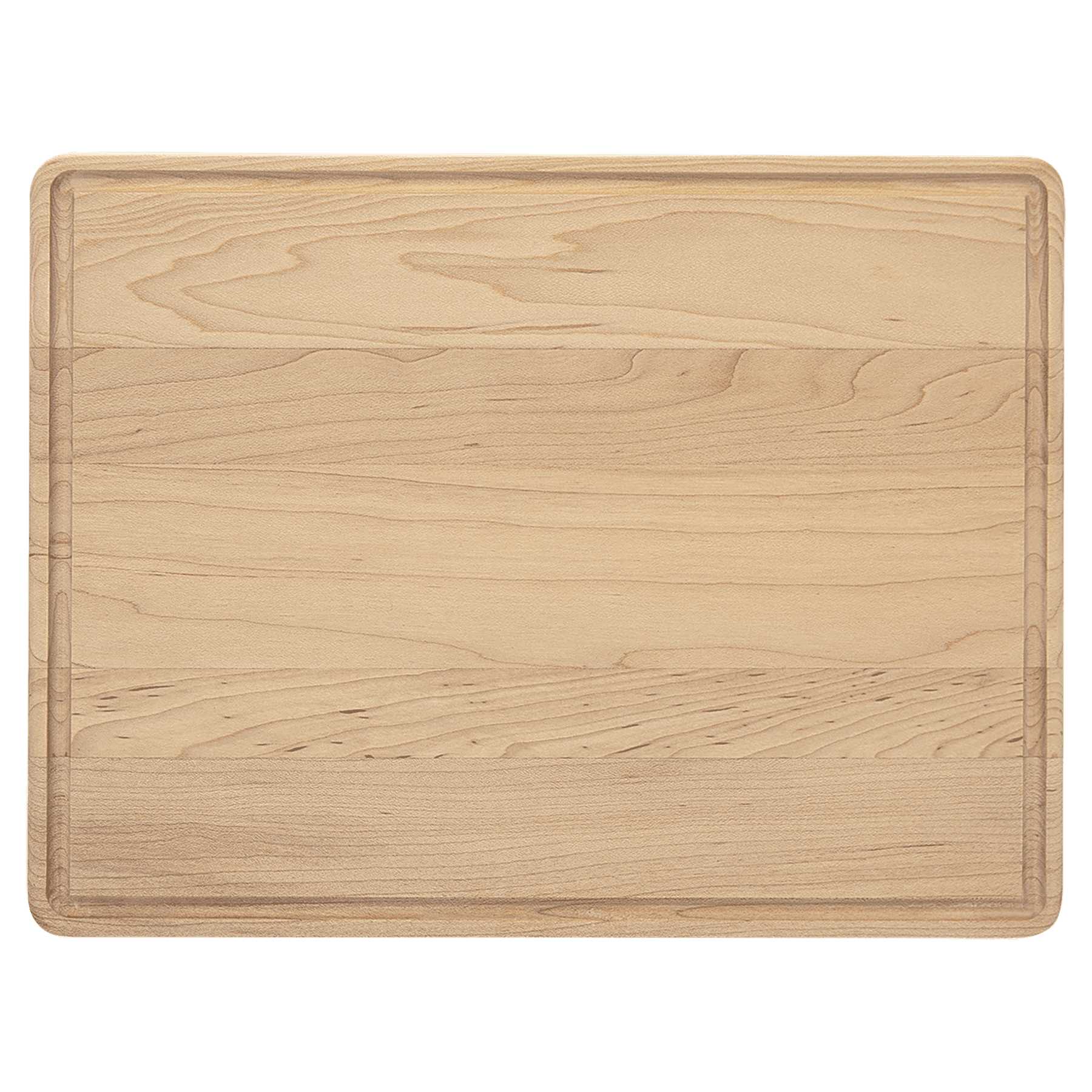 Custom Engraved Maple Cutting Board with Drip Ring