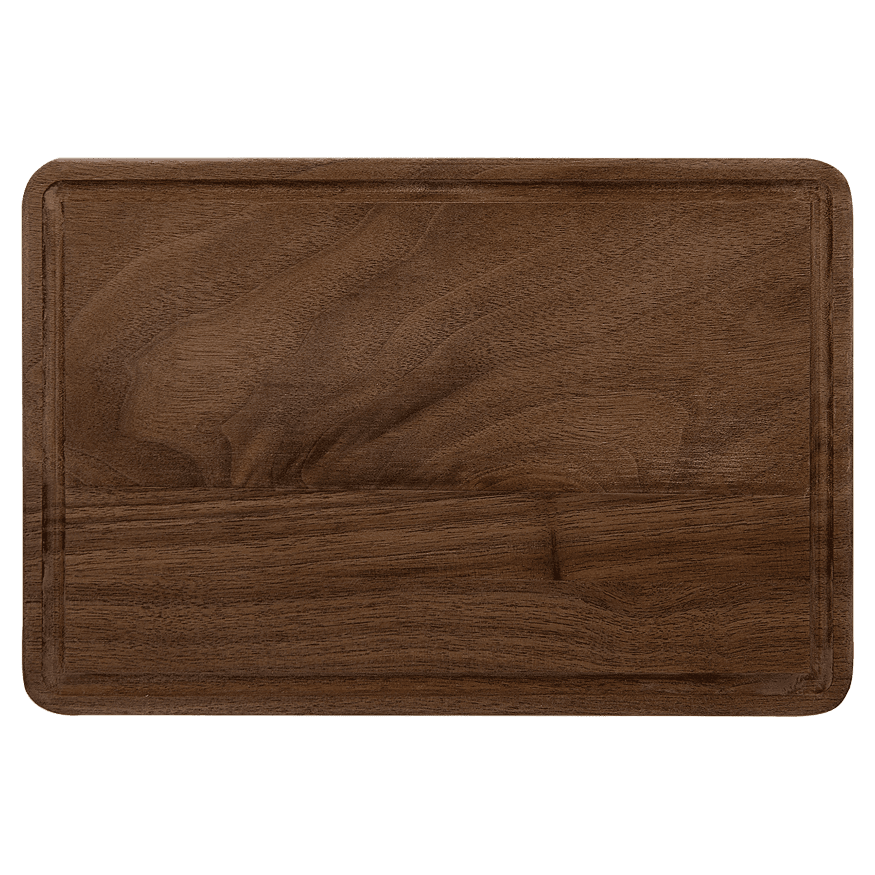 Custom Engraved Walnut Cutting Board with Drip Ring